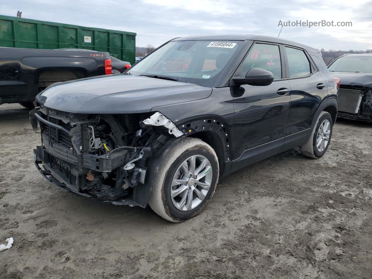 2021 Chevrolet Trailblazer Ls Черный vin: KL79MMS21MB103081