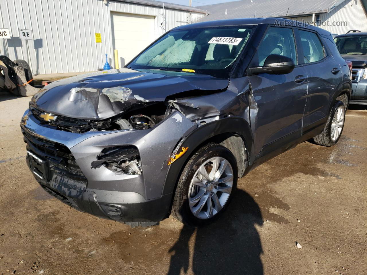 2021 Chevrolet Trailblazer Ls Серый vin: KL79MMS22MB017973