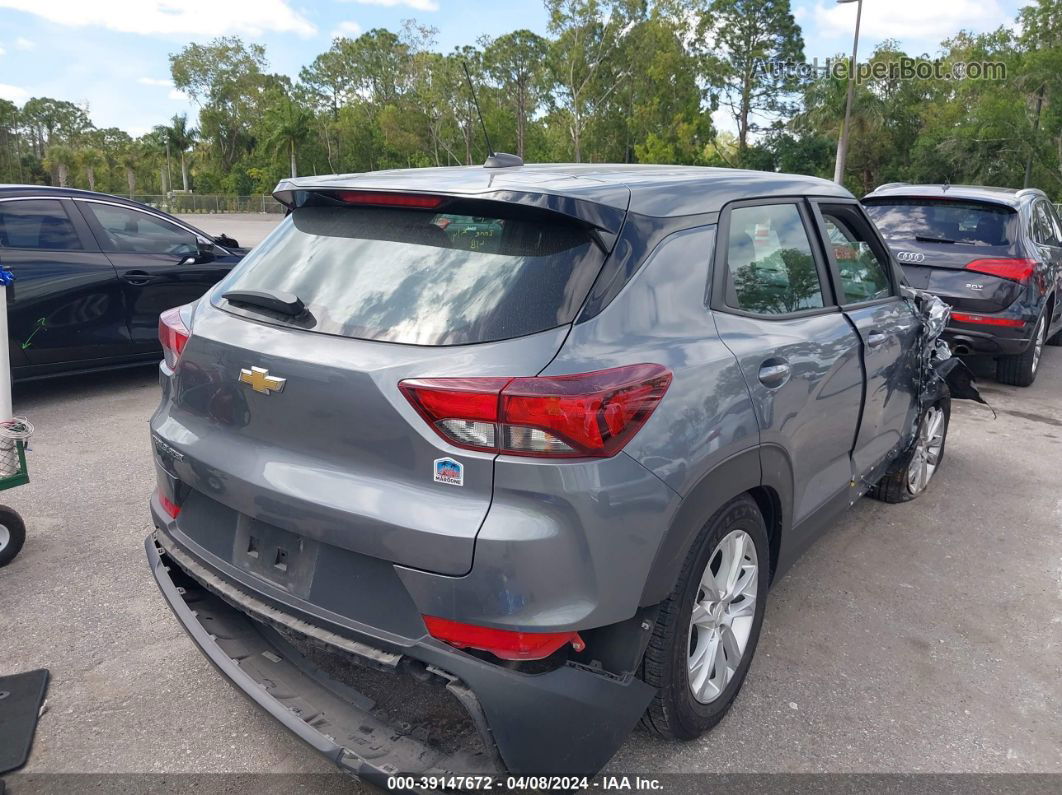 2021 Chevrolet Trailblazer Fwd Ls Gray vin: KL79MMS23MB001944