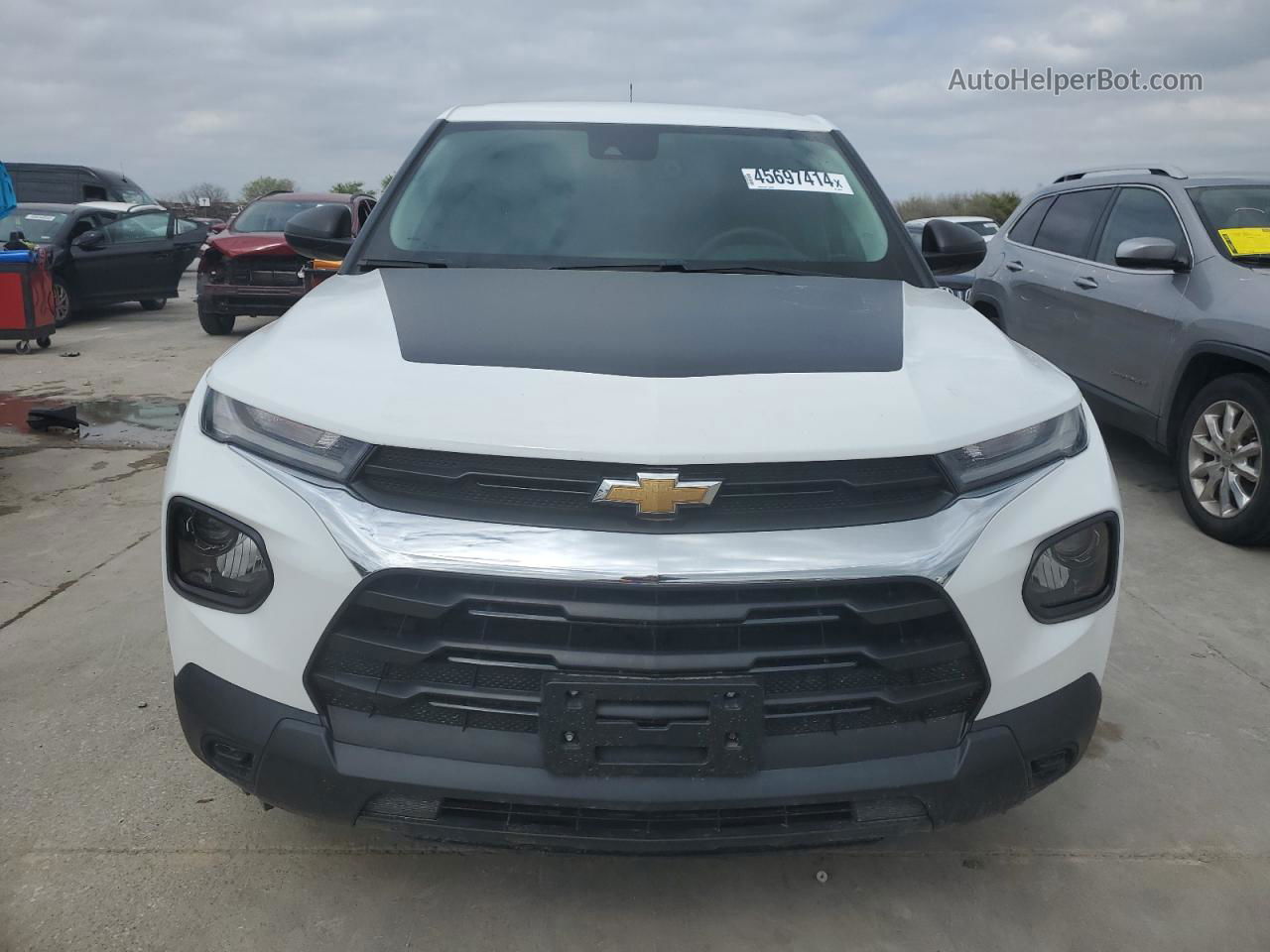 2021 Chevrolet Trailblazer Ls Белый vin: KL79MMS23MB034104