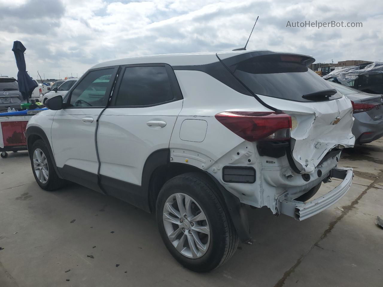 2021 Chevrolet Trailblazer Ls Белый vin: KL79MMS23MB034104