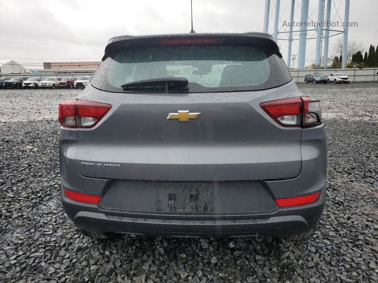 2021 Chevrolet Trailblazer Ls Gray vin: KL79MMS23MB042302