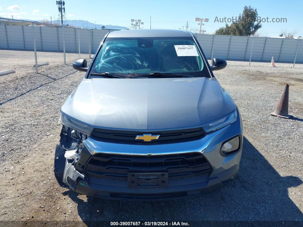 2021 Chevrolet Trailblazer Fwd Ls Gray vin: KL79MMS24MB032930