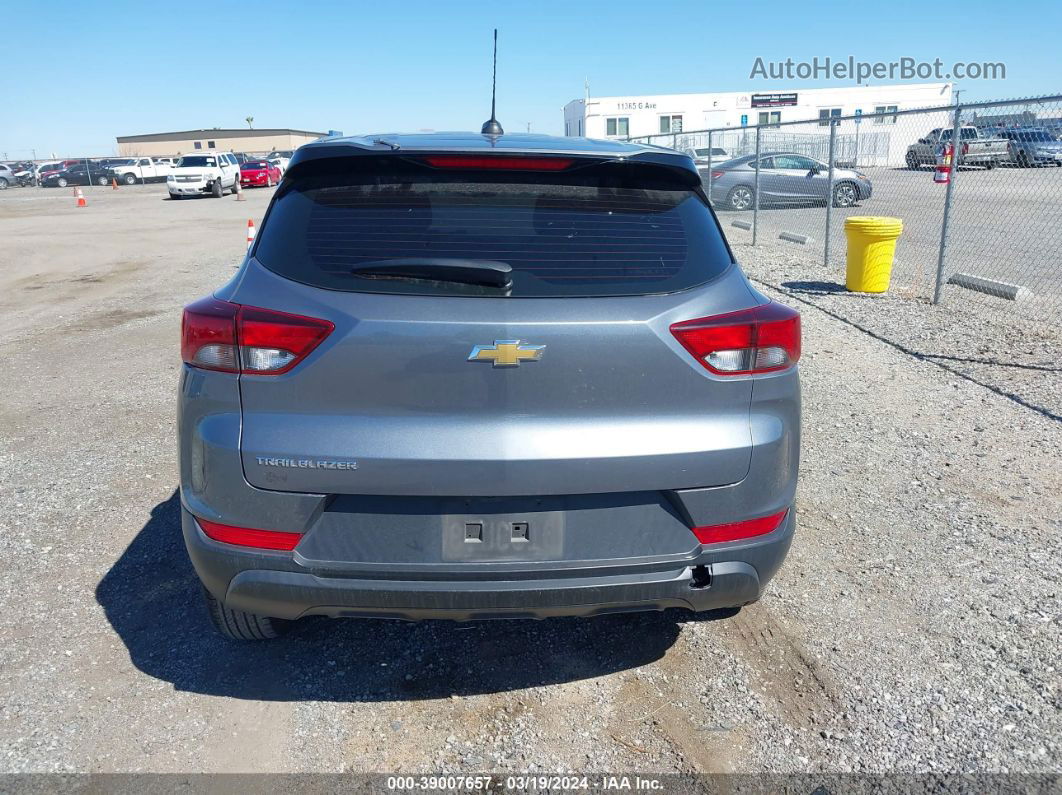 2021 Chevrolet Trailblazer Fwd Ls Gray vin: KL79MMS24MB032930