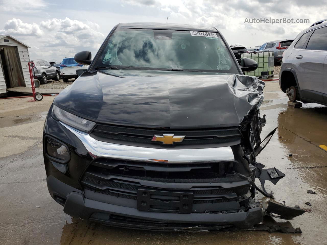 2021 Chevrolet Trailblazer Ls Black vin: KL79MMS24MB154977