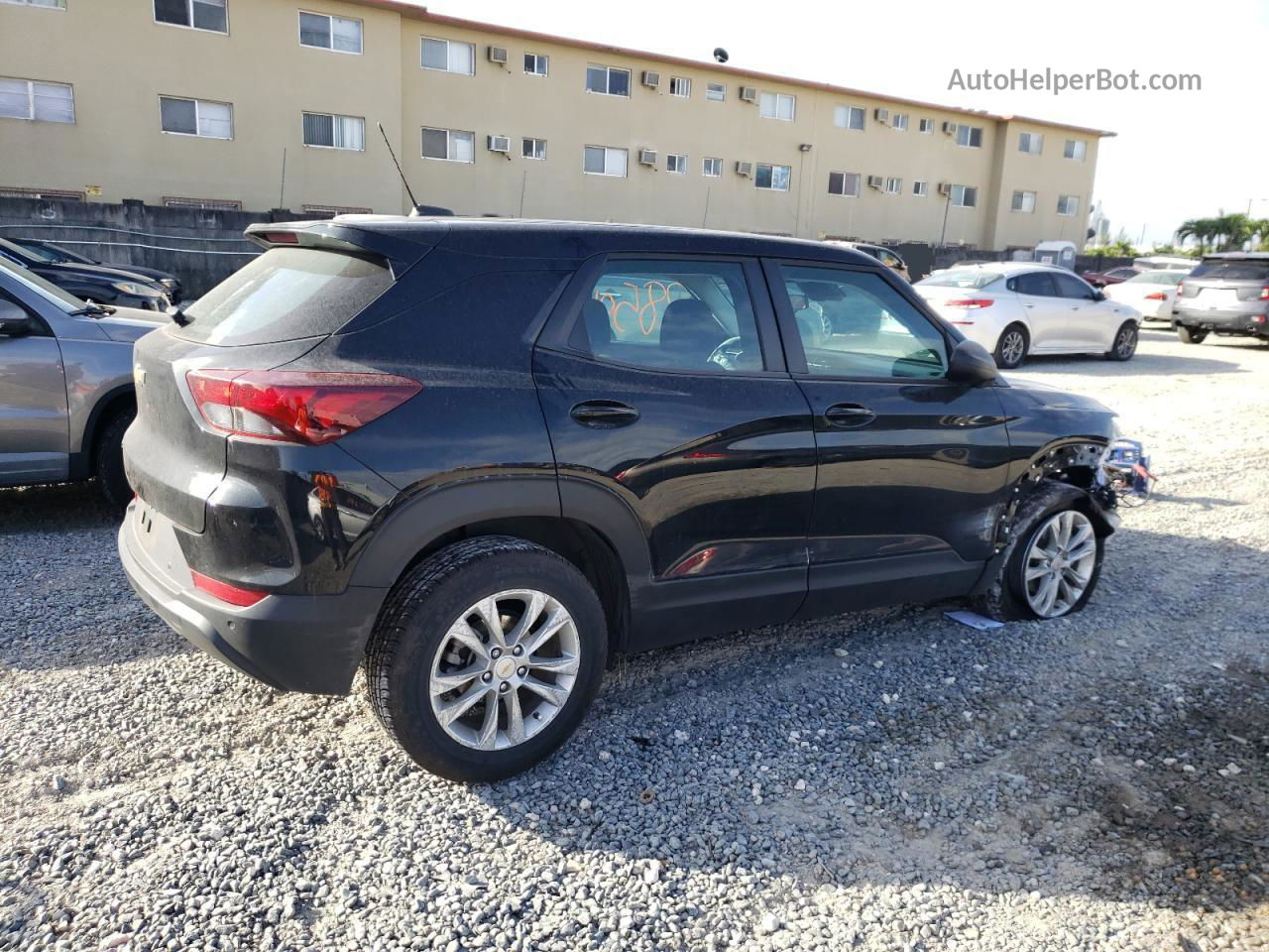 2021 Chevrolet Trailblazer Ls Black vin: KL79MMS25MB095437