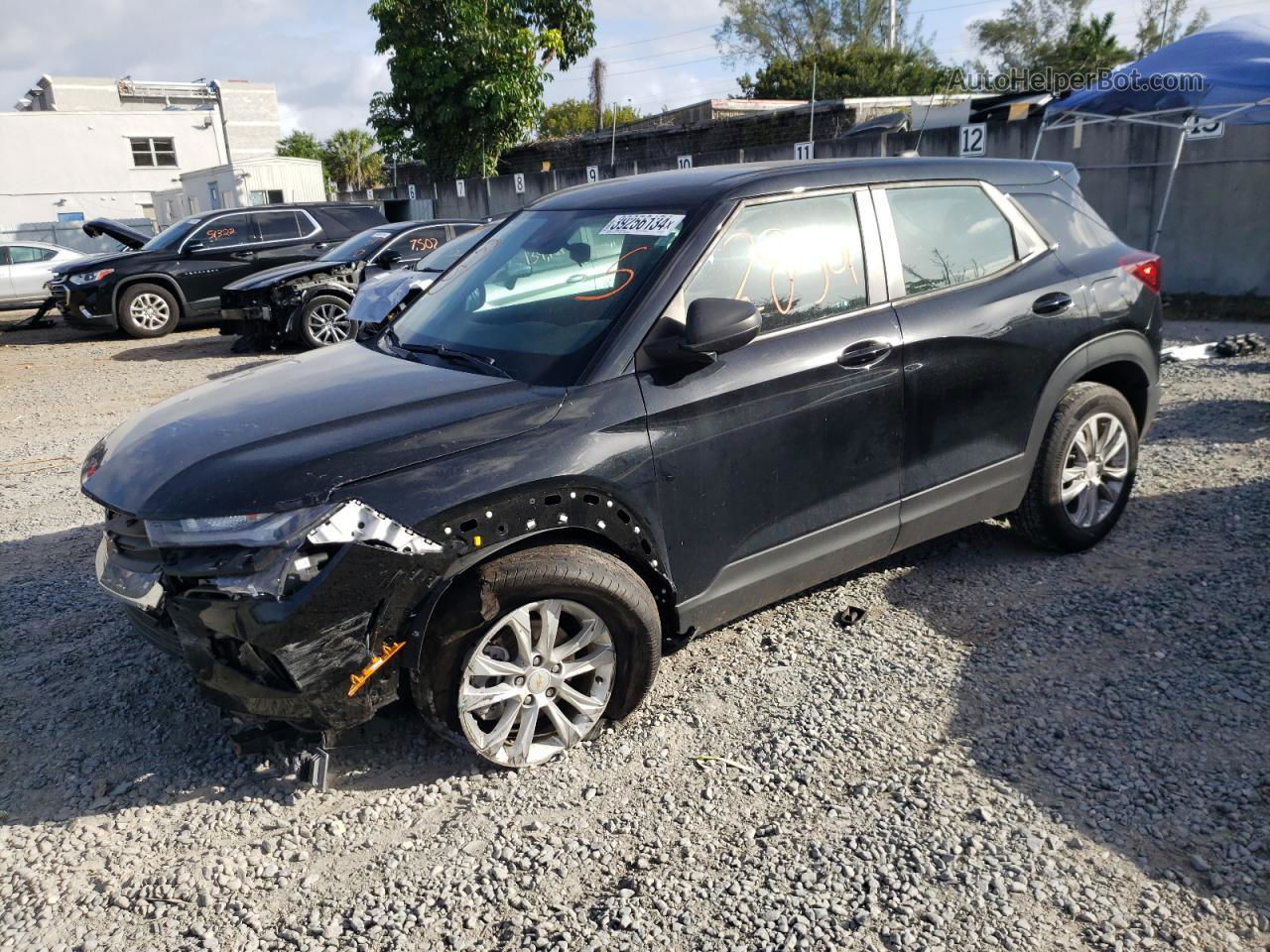 2021 Chevrolet Trailblazer Ls Black vin: KL79MMS25MB095437