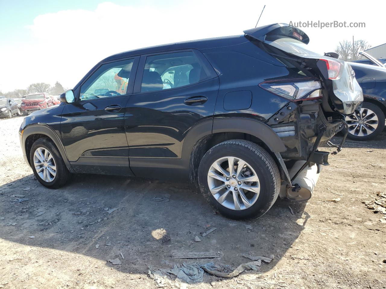 2021 Chevrolet Trailblazer Ls Black vin: KL79MMS25MB118716