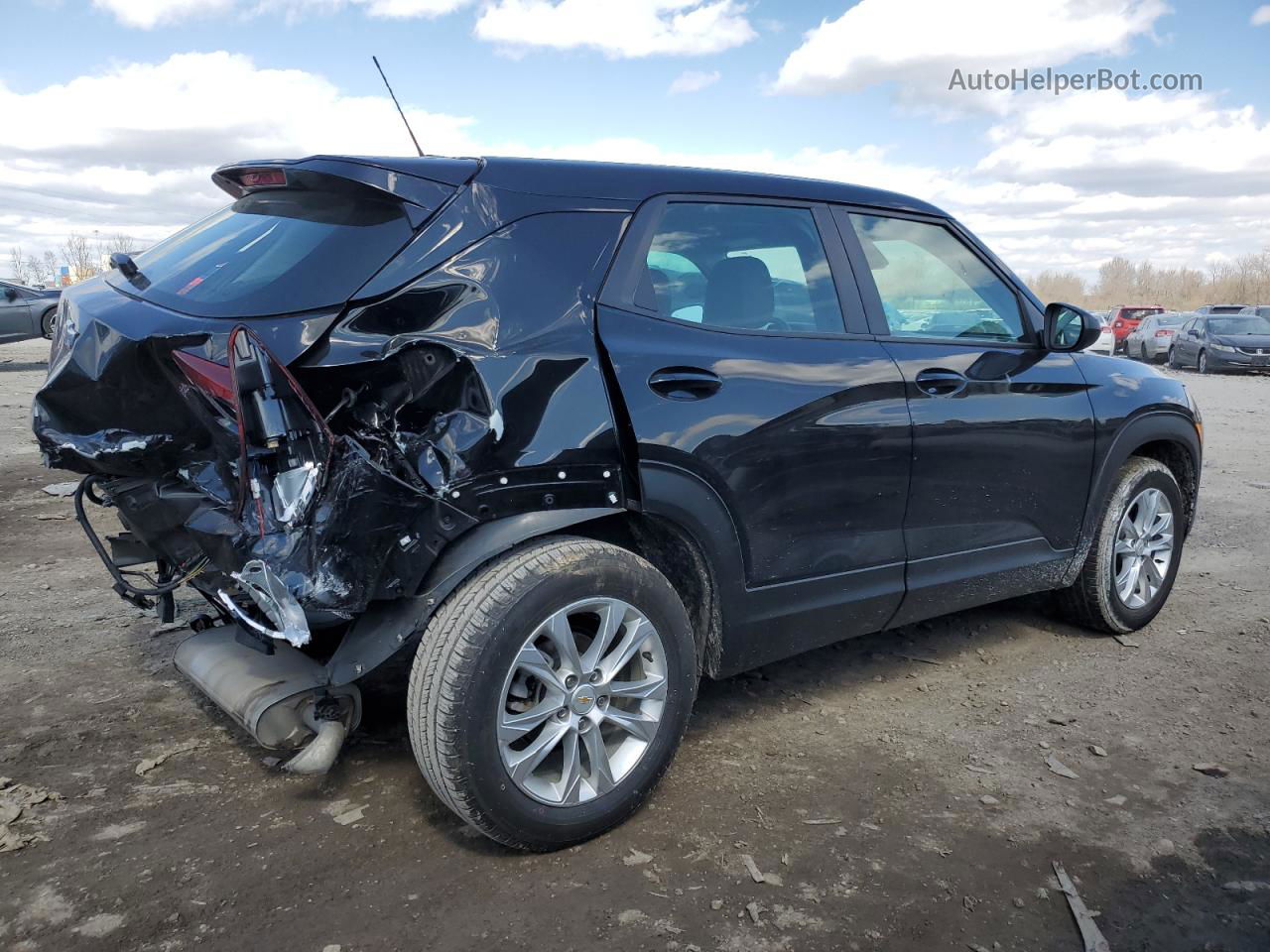 2021 Chevrolet Trailblazer Ls Black vin: KL79MMS25MB118716