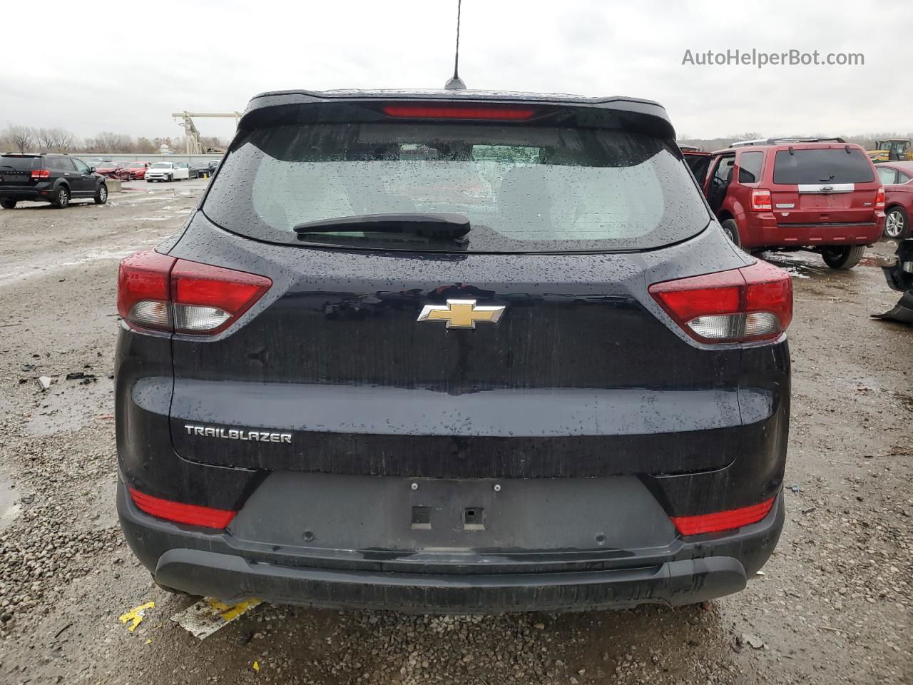 2021 Chevrolet Trailblazer Ls Черный vin: KL79MMS25MB125729