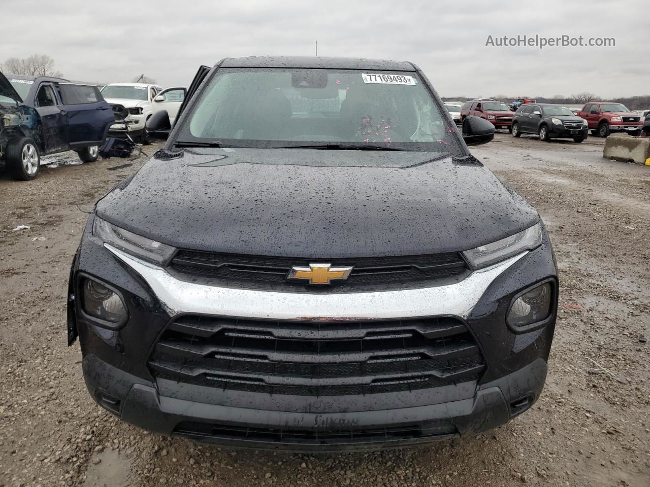 2021 Chevrolet Trailblazer Ls Черный vin: KL79MMS25MB125729