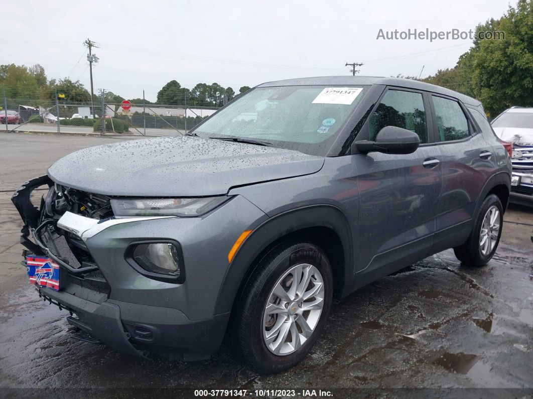 2021 Chevrolet Trailblazer Fwd Ls Gray vin: KL79MMS25MB128226