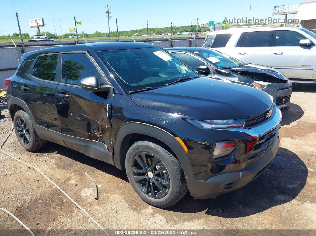 2021 Chevrolet Trailblazer Fwd Ls Black vin: KL79MMS26MB019757