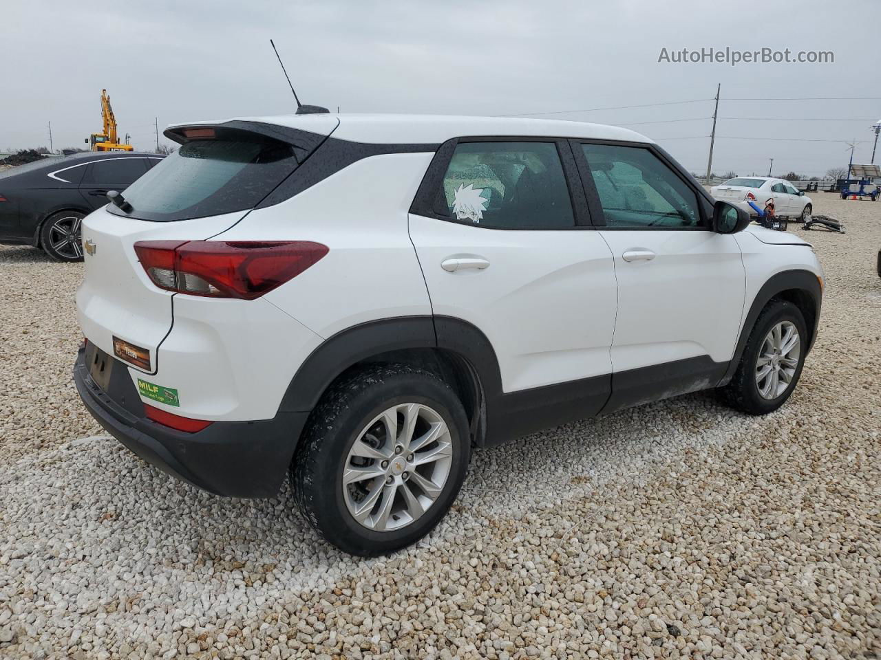 2021 Chevrolet Trailblazer Ls Белый vin: KL79MMS26MB041905