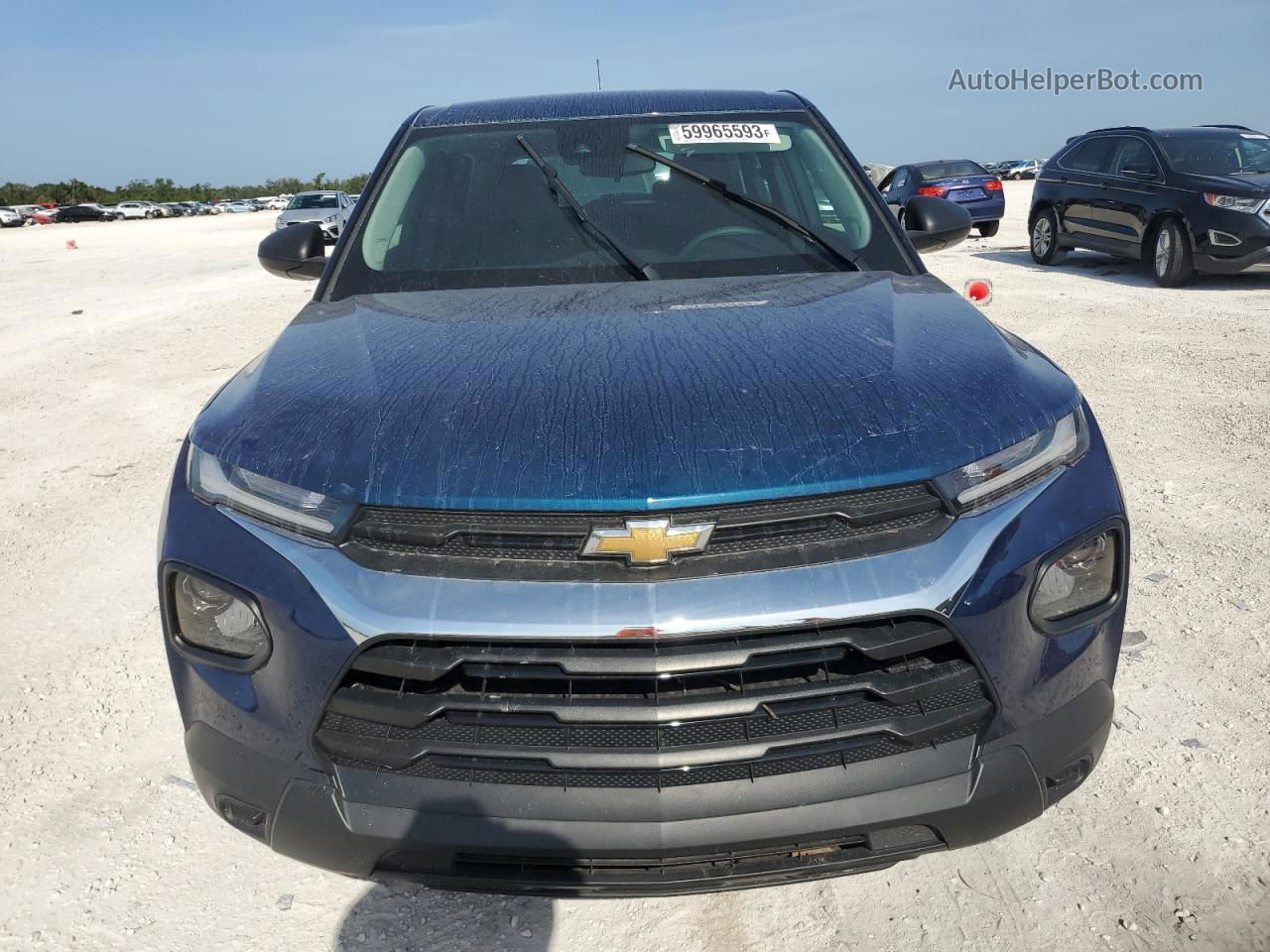 2021 Chevrolet Trailblazer Ls Синий vin: KL79MMS26MB075780