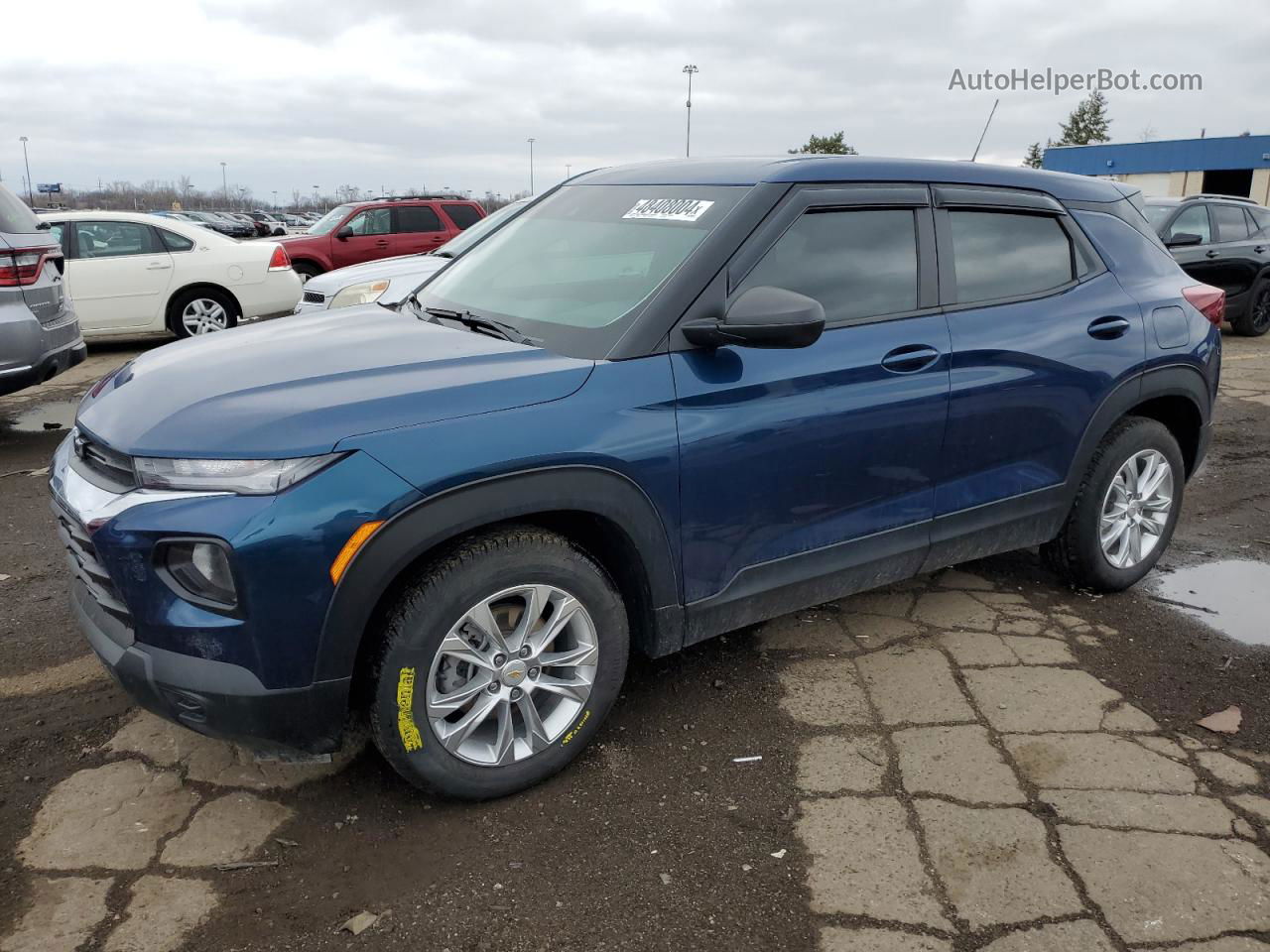 2021 Chevrolet Trailblazer Ls Синий vin: KL79MMS26MB133015