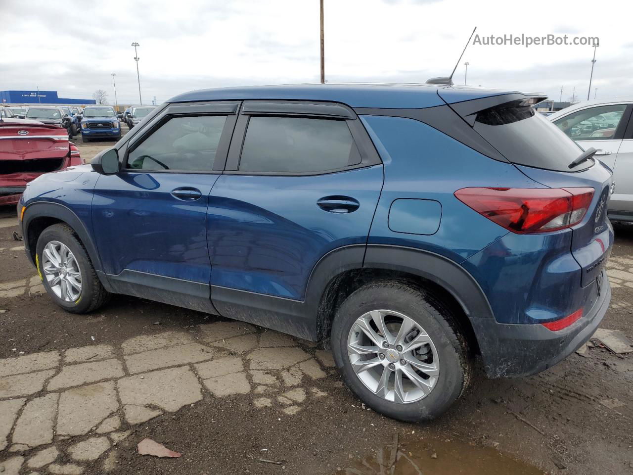 2021 Chevrolet Trailblazer Ls Blue vin: KL79MMS26MB133015