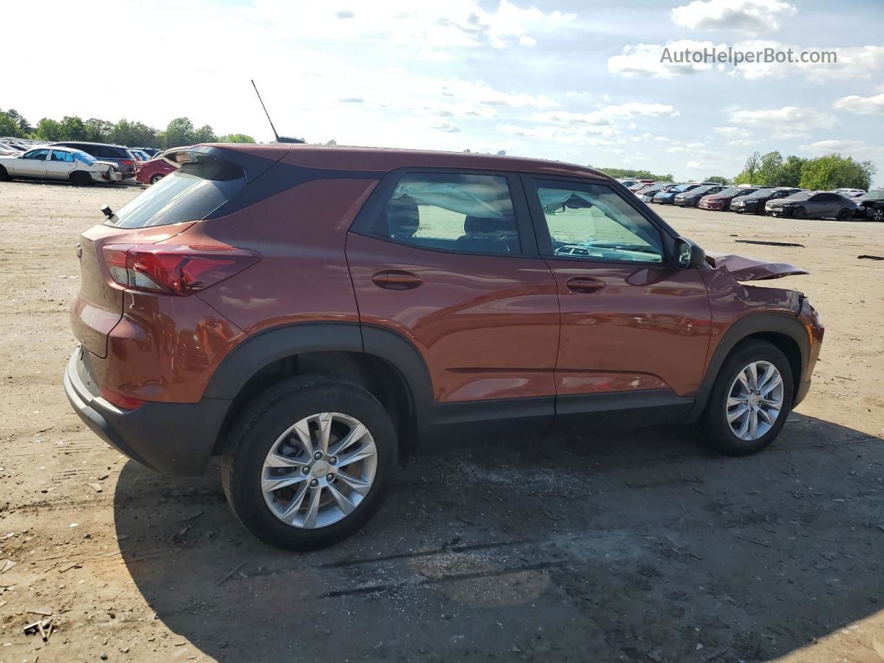 2021 Chevrolet Trailblazer Ls Orange vin: KL79MMS27MB149028