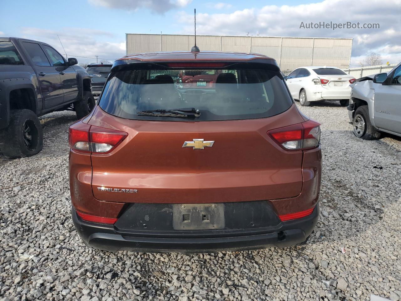 2021 Chevrolet Trailblazer Ls Brown vin: KL79MMS27MB149918