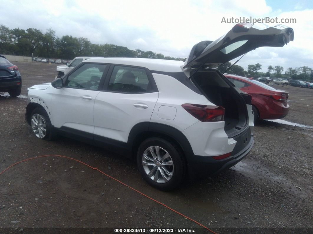 2021 Chevrolet Trailblazer Ls White vin: KL79MMS27MB175189