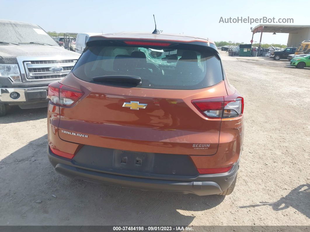 2021 Chevrolet Trailblazer Fwd Ls Orange vin: KL79MMS28MB016150