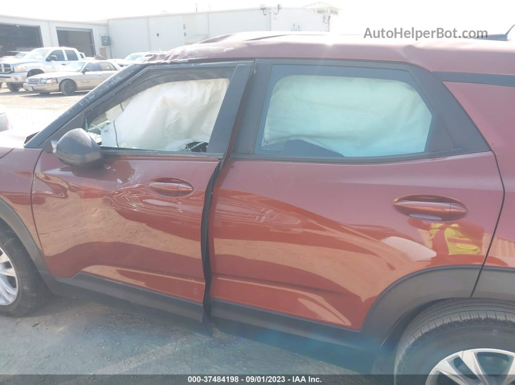 2021 Chevrolet Trailblazer Fwd Ls Orange vin: KL79MMS28MB016150