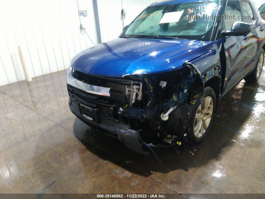 2021 Chevrolet Trailblazer Ls Blue vin: KL79MMS28MB047348