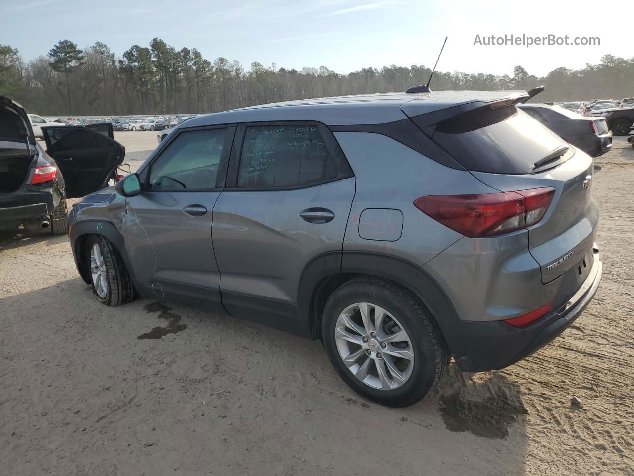 2021 Chevrolet Trailblazer Ls Серый vin: KL79MMS28MB095822