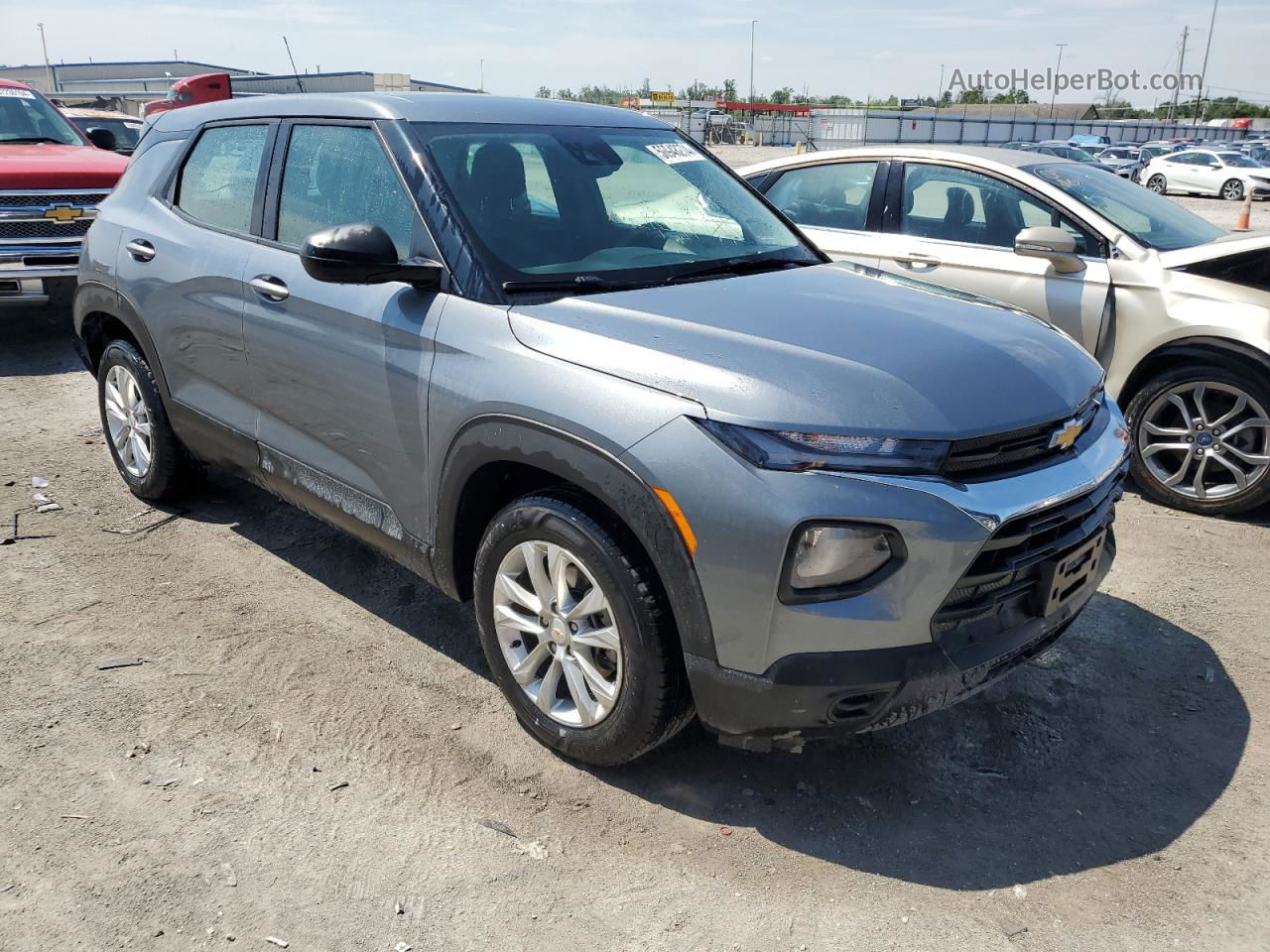 2021 Chevrolet Trailblazer Ls Синий vin: KL79MMS28MB160815