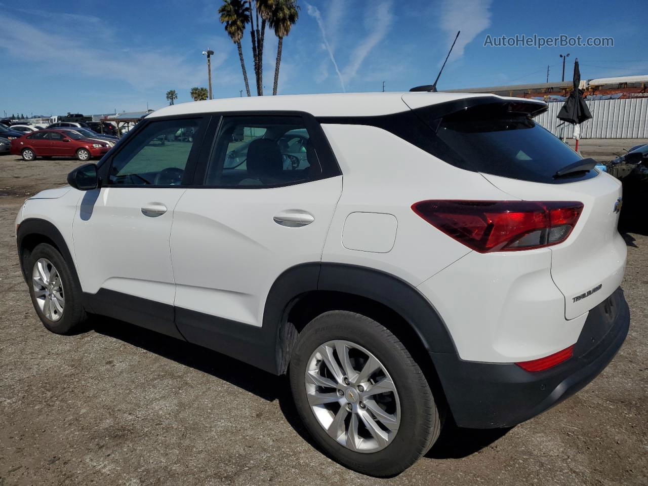 2021 Chevrolet Trailblazer Ls White vin: KL79MMS28MB172978