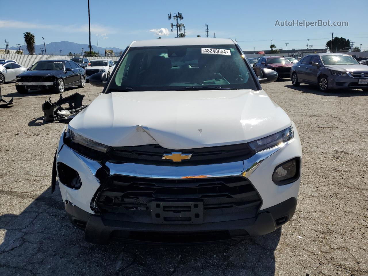 2021 Chevrolet Trailblazer Ls Белый vin: KL79MMS28MB172978