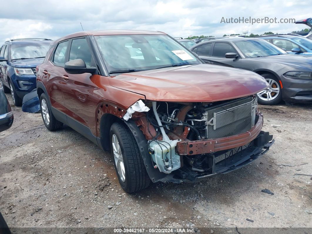 2021 Chevrolet Trailblazer Fwd Ls Orange vin: KL79MMS29MB023611