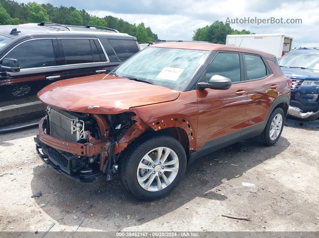 2021 Chevrolet Trailblazer Fwd Ls Orange vin: KL79MMS29MB023611