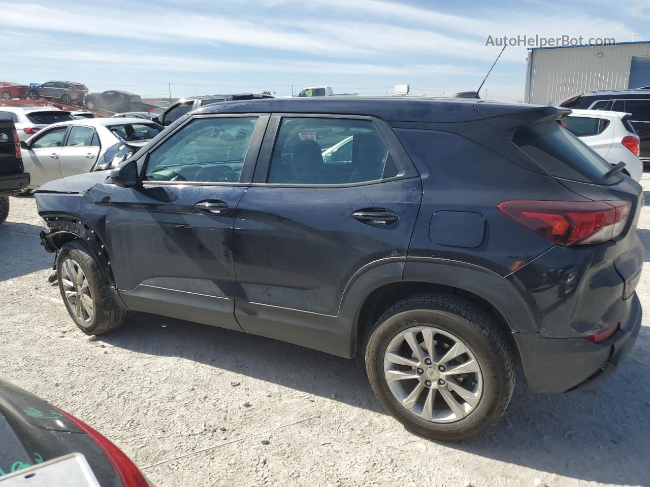 2021 Chevrolet Trailblazer Ls Синий vin: KL79MMS29MB027318