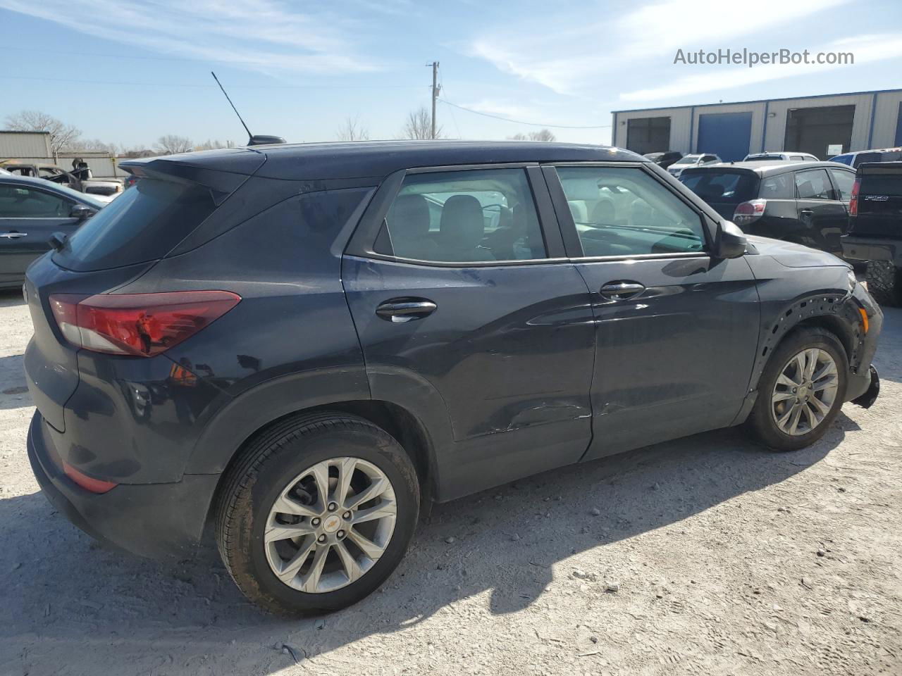 2021 Chevrolet Trailblazer Ls Синий vin: KL79MMS29MB027318