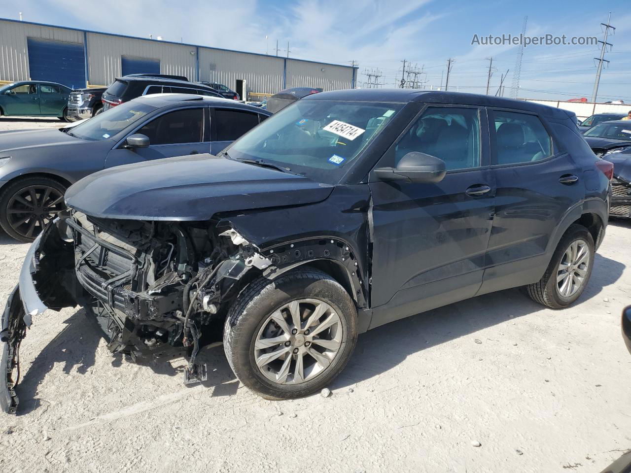 2021 Chevrolet Trailblazer Ls Синий vin: KL79MMS29MB027318