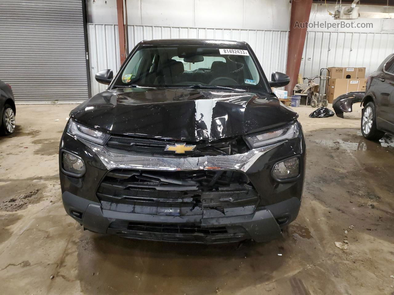 2021 Chevrolet Trailblazer Ls Черный vin: KL79MMS2XMB013668