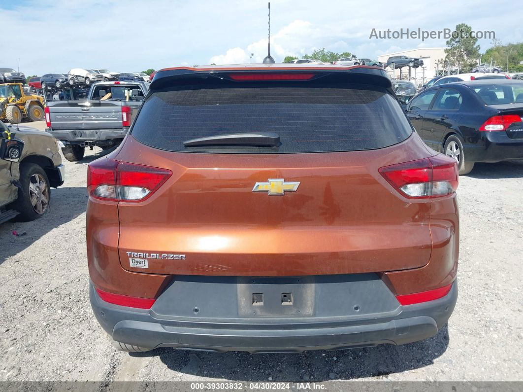 2021 Chevrolet Trailblazer Fwd Ls Orange vin: KL79MMS2XMB086488