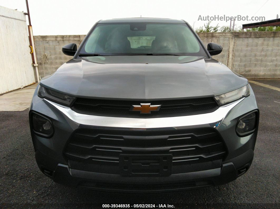 2021 Chevrolet Trailblazer Fwd Ls Gray vin: KL79MMS2XMB102933