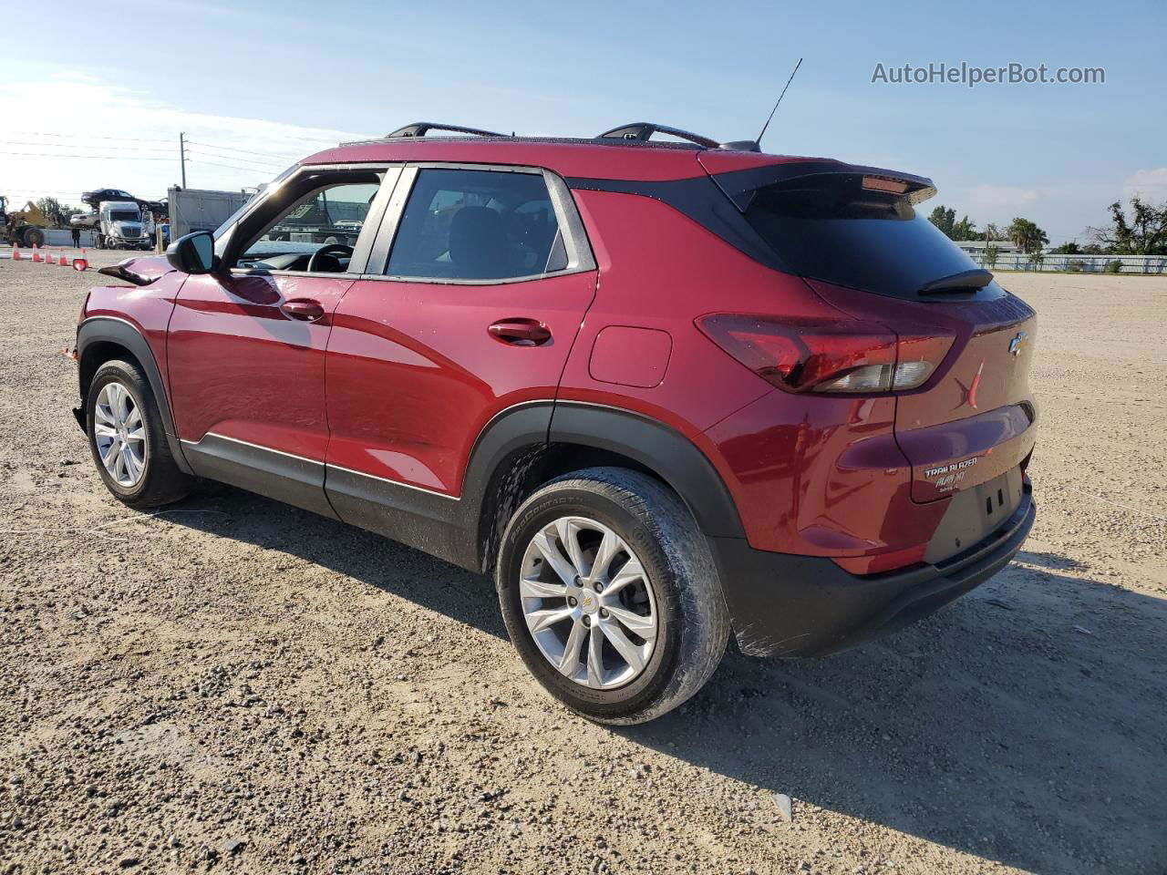 2021 Chevrolet Trailblazer Ls Burgundy vin: KL79MMS2XMB141120