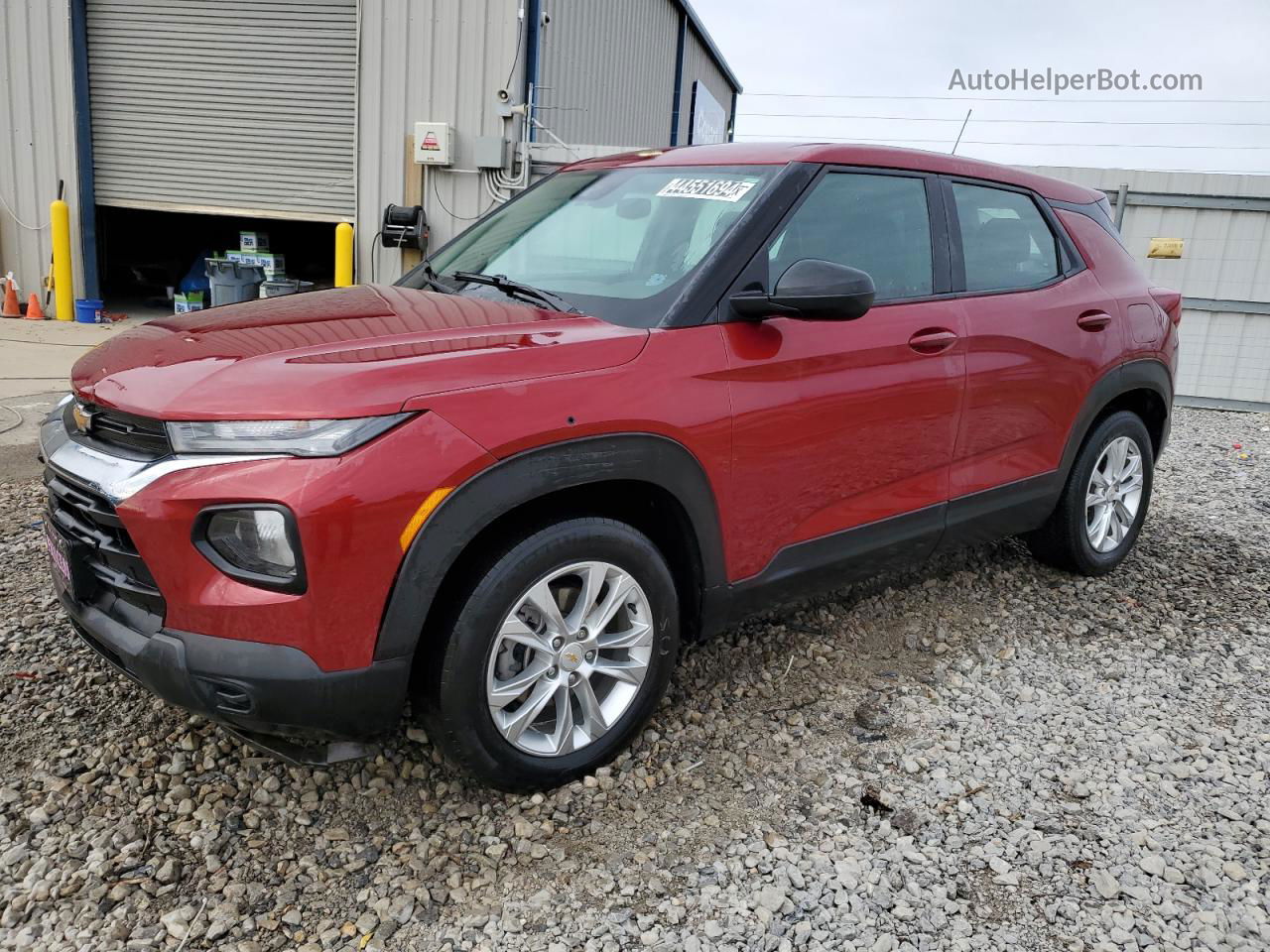 2021 Chevrolet Trailblazer Ls Red vin: KL79MMS2XMB141540