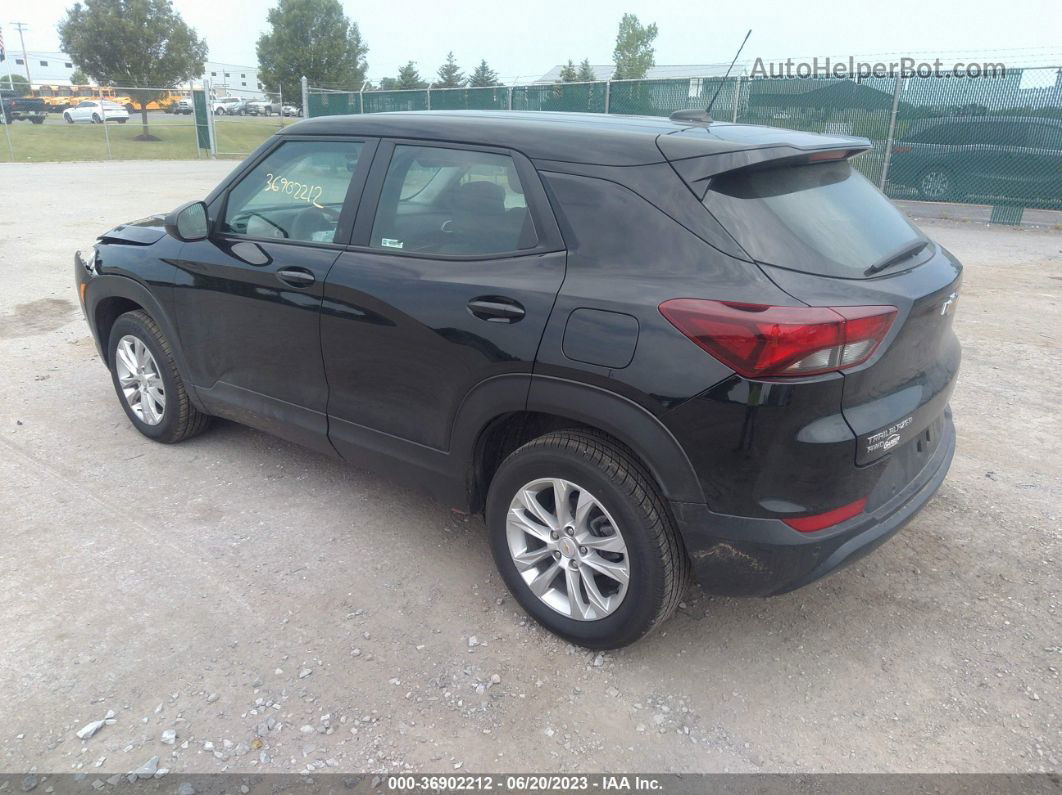 2021 Chevrolet Trailblazer Awd Ls Black vin: KL79MNSL0MB095361