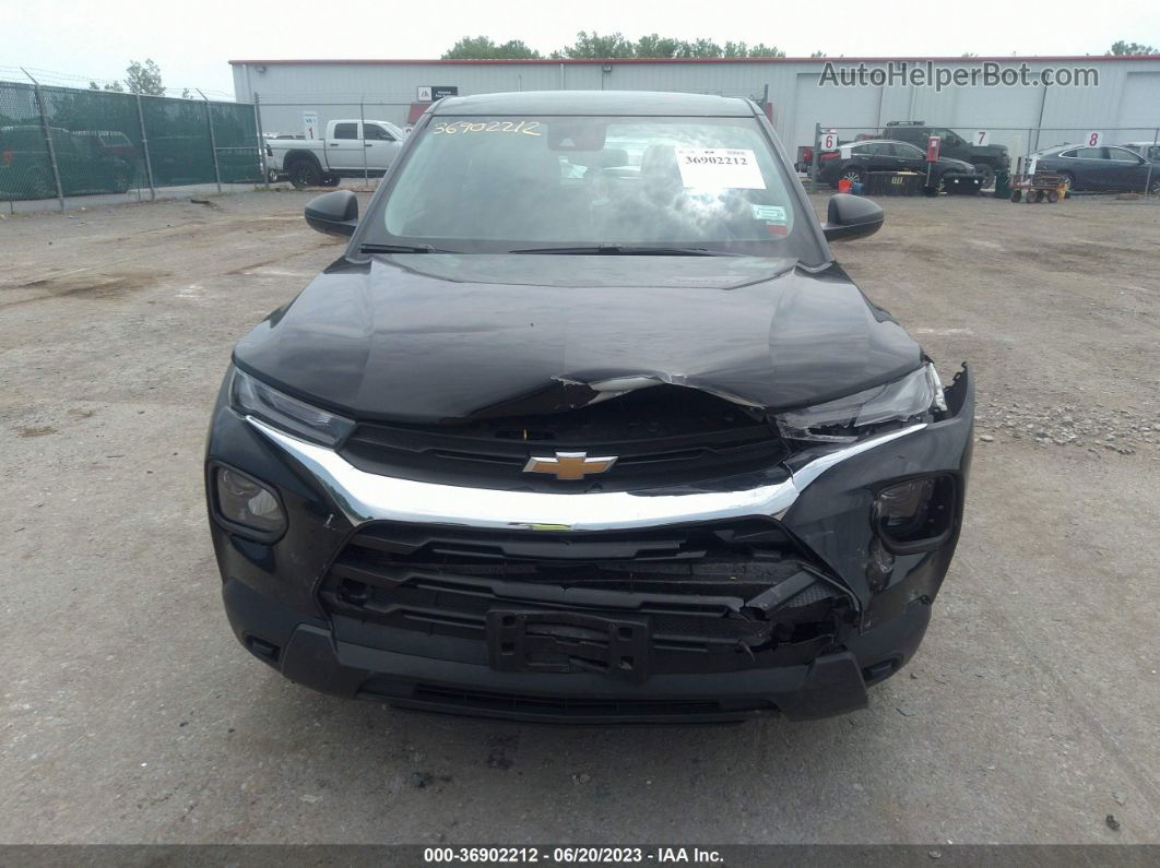 2021 Chevrolet Trailblazer Awd Ls Black vin: KL79MNSL0MB095361