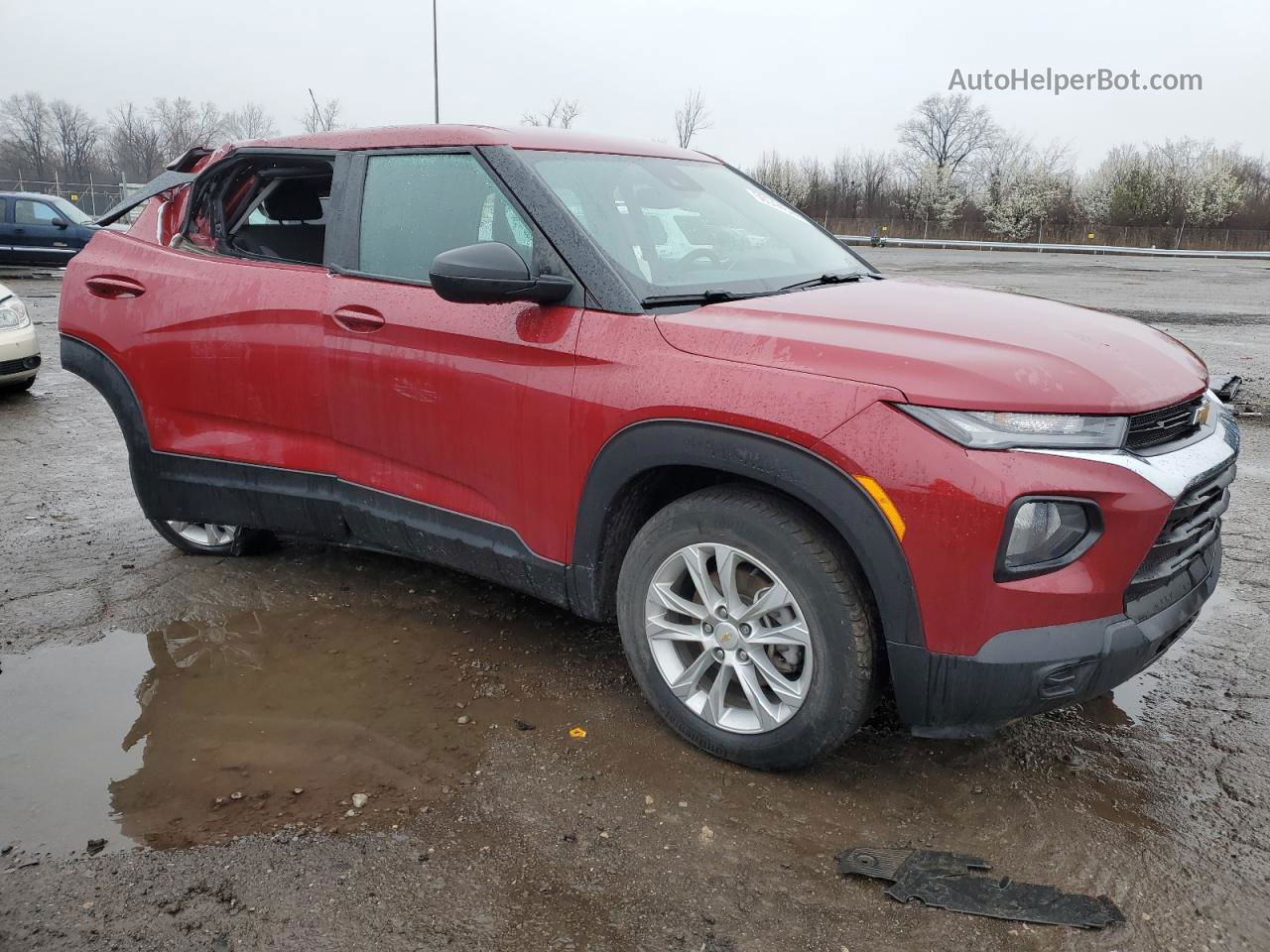 2021 Chevrolet Trailblazer Ls Красный vin: KL79MNSL2MB127291