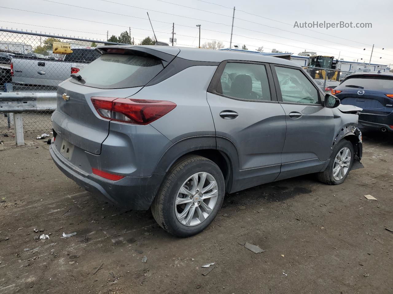 2021 Chevrolet Trailblazer Ls Gray vin: KL79MNSL3MB073015