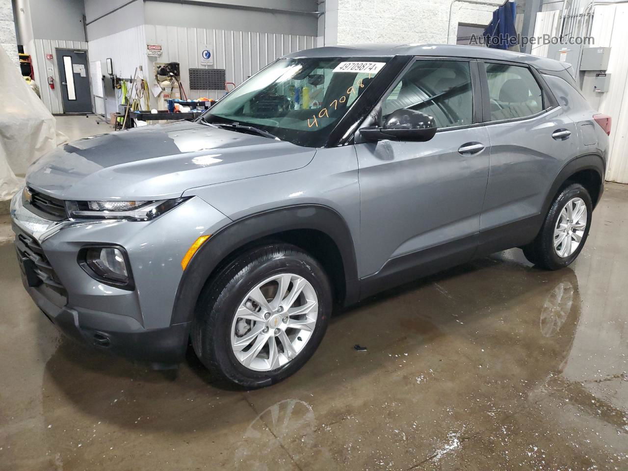 2021 Chevrolet Trailblazer Ls Gray vin: KL79MNSL3MB127087