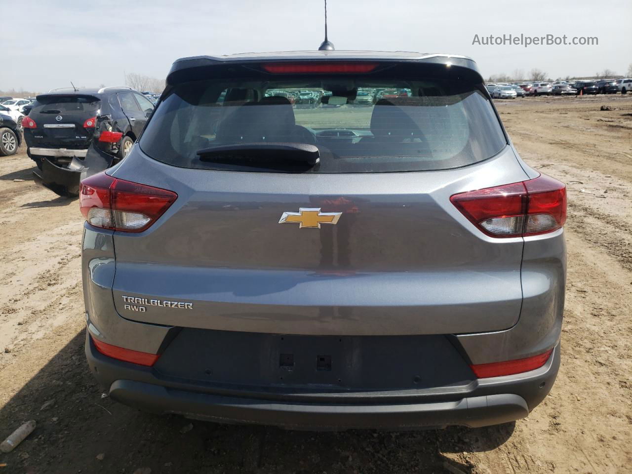 2021 Chevrolet Trailblazer Ls Gray vin: KL79MNSL4MB131777