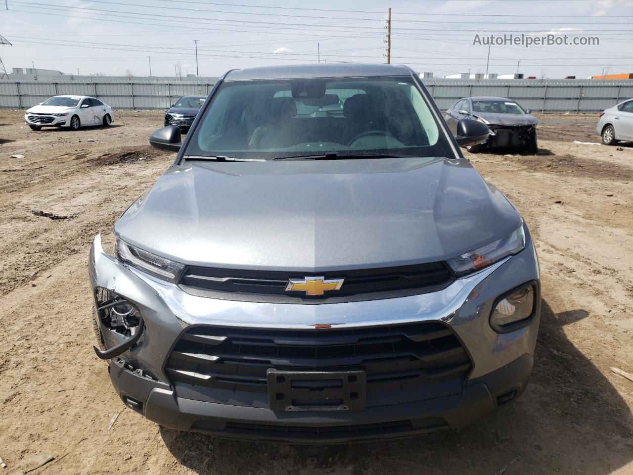 2021 Chevrolet Trailblazer Ls Gray vin: KL79MNSL4MB131777