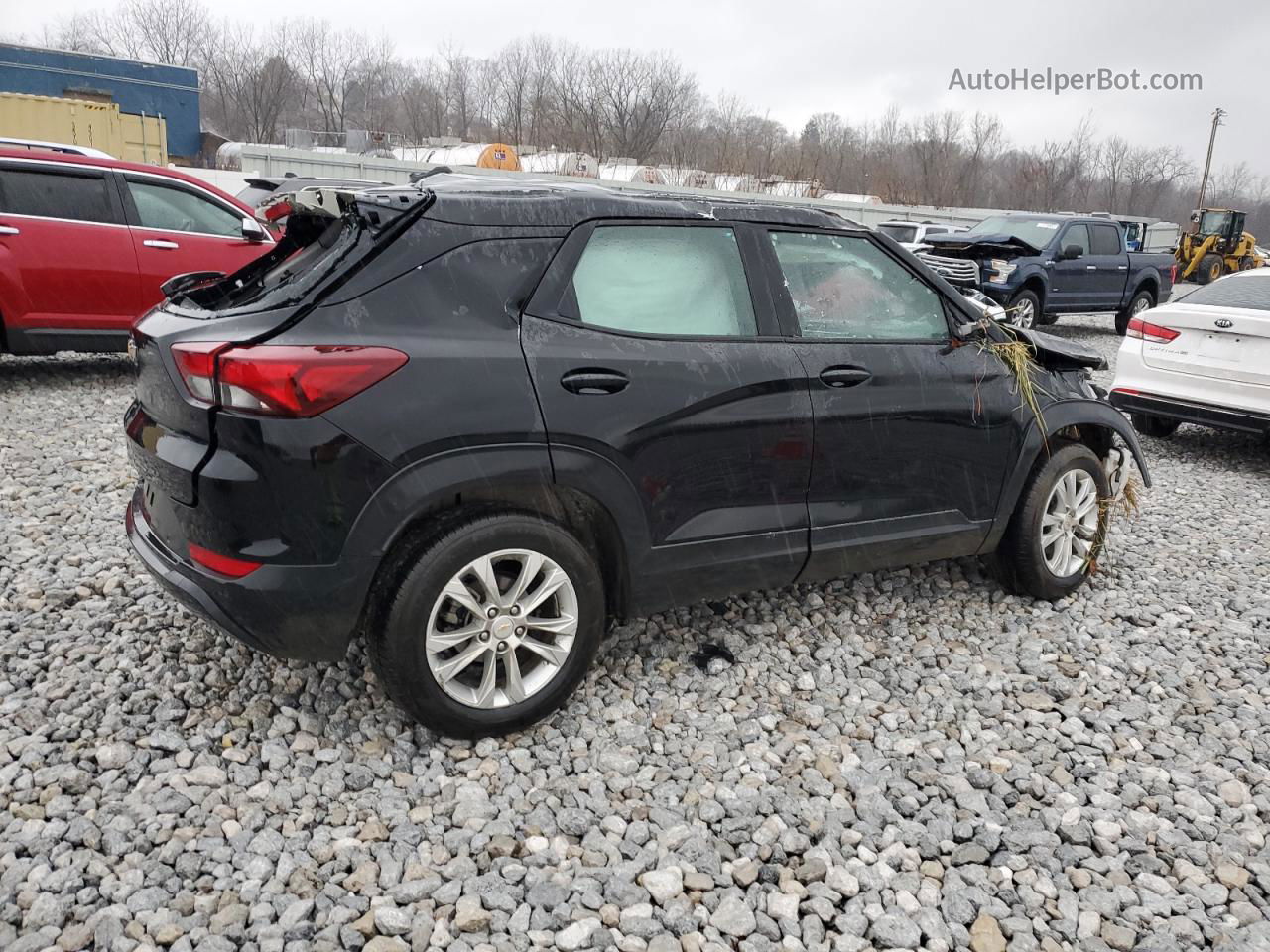 2021 Chevrolet Trailblazer Ls Черный vin: KL79MNSL5MB033082