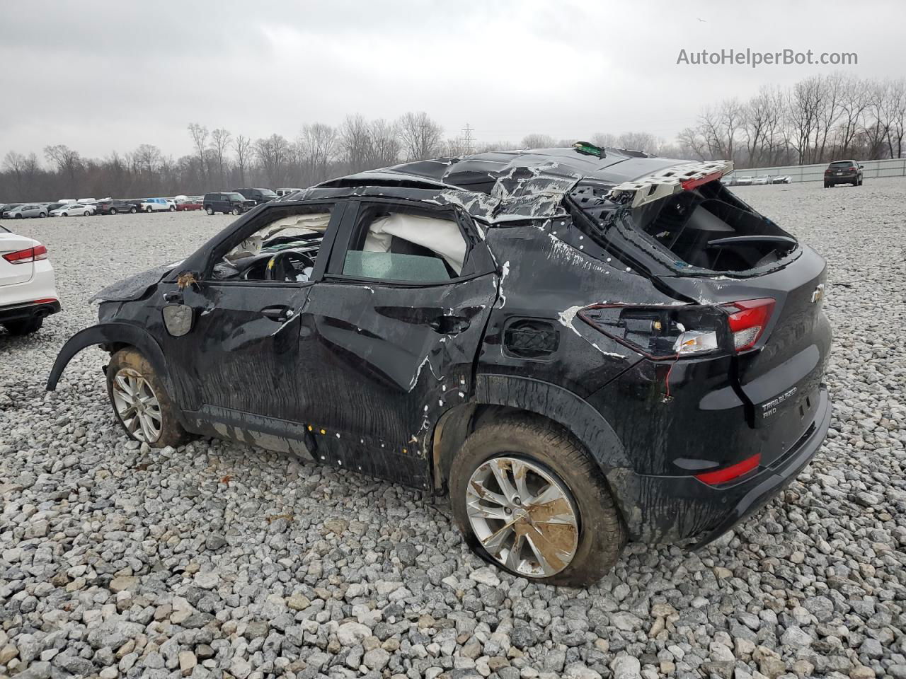 2021 Chevrolet Trailblazer Ls Черный vin: KL79MNSL5MB033082